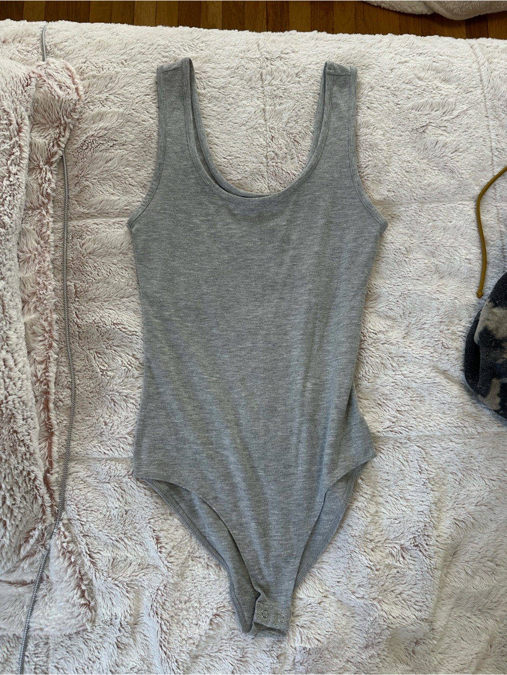 Forever 21 Grey Sleeveless Bodysuit